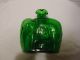 Rare Vinatge Green Glass Elephant Vase Vases photo 1
