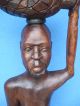 Vintage Antique Africa,  Zaire,  Belgian Congo Handcarved Tribes Man 52 Inches Tall Carved Figures photo 1