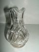 Small Clear Cut Crystal Pitcher,  Vintage Pitchers photo 1