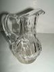 Small Clear Cut Crystal Pitcher,  Vintage Pitchers photo 2