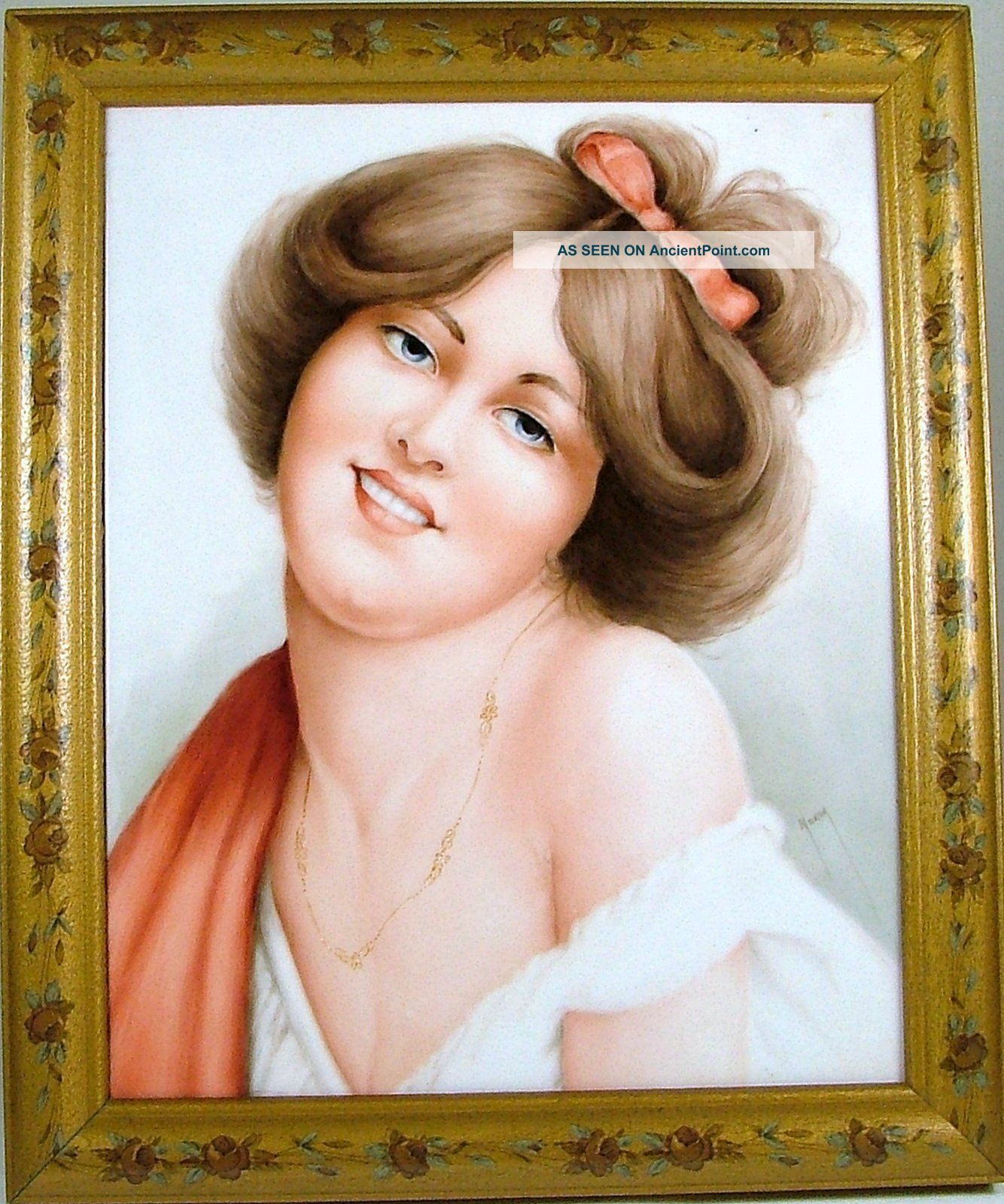 Porcelain Portrait Plaque - 20th Century 8 