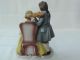 Antique Couple Figurine Playing Violin To His Girl Figurines photo 3