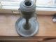 Late 1700s Tin Grease Lamp Lampstand With Tidy And Wick Pick Lamps photo 1
