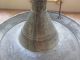 Late 1700s Tin Grease Lamp Lampstand With Tidy And Wick Pick Lamps photo 4