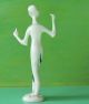 Rare Ufo Alien Woman Vintage Hungarian Art Deco Hollohaza Porcelain Figurine Figurines photo 6
