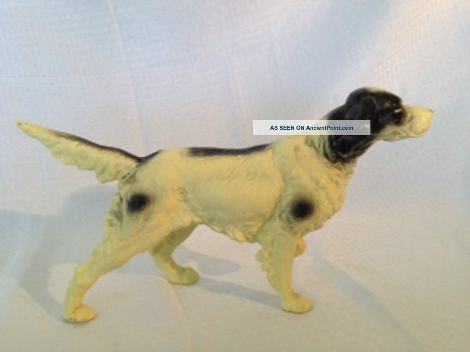 Hubley Style Cast Iron Hunting Dog Door Stop Metalware photo
