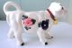 Antique Vintage Floral Cow Creamer Made In Japan Hand Painted Tail Up: Nr Creamers & Sugar Bowls photo 2