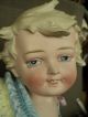 Large Antique German Bisque Girl W/butterfly Piano Baby Intaglio Eyes Figurine Figurines photo 5
