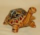Vintge Japan Porcelain Ceramic Pottery Adorable Pretty Turtle Tortoise Figurine Figurines photo 5