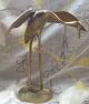 Art Nouveau Bird Statue Crane Asian Sculpture Art Figurine Vintage Brass Gift Metalware photo 1
