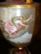 1850es French Vase Lamp Cupid Leading Lovers To Meet Vases photo 5