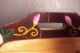 Marquetry / Inlaid Wood Hand Painted Silent Butler - Japanese Crumb Dust Pan Other photo 7
