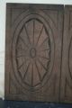 Pair Of 19th C.  Rosewood Carved Wooden Panels With Central Carvings Other photo 1