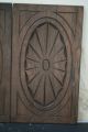 Pair Of 19th C.  Rosewood Carved Wooden Panels With Central Carvings Other photo 2