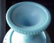 Antique Challinor & Taylor Blue Milk Slag Glass Fruit Bowl Compote Circa 1885 Nr Compotes photo 6