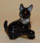 Vintage Porcelain Ceramic Pottery Pretty Miniature Scott Terrier Dog Figurine Figurines photo 2