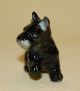 Vintage Porcelain Ceramic Pottery Pretty Miniature Scott Terrier Dog Figurine Figurines photo 4