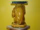 Vintage Ceramic Pottery Statue Monkey Majolica Ex Figurines photo 1