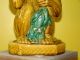 Vintage Ceramic Pottery Statue Monkey Majolica Ex Figurines photo 3