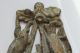 Rare Antique Bronze Patina Hunting Motif Pheasant Rabbit Match Holder Heavy Metalware photo 4