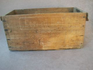 Vintage Swift ' S Premium Corned Beef Wooden Wood Box Uruguay 15.  25 X7.  5 Patina photo