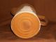 Antique Toleware Snowman Pinted Pitcher,  Rust And Painted Metalware photo 1