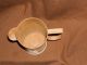 Antique Toleware Snowman Pinted Pitcher,  Rust And Painted Metalware photo 3