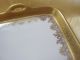 Porcelain Platter With Handles Karlsbader Fine Rectangle Signed Gold Decoration Platters & Trays photo 5