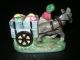 Early Marked Foriegn Salt And Pepper Shakers Lady Horse Pony Cart With Friut Other photo 2