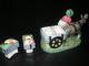 Early Marked Foriegn Salt And Pepper Shakers Lady Horse Pony Cart With Friut Other photo 5