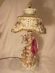 Antique Newcomb Porcelain Colonial Figurine Lamp With Porcelain Shade Lamps photo 5