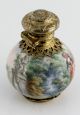 Antique Museum Quality French Gilt Silver Enamel / Enameled Perfume Scent 1838 Perfume Bottles photo 7