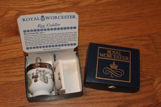 Royal Worcester Egg Coddler W/ Box & Paperwork photo