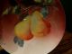 2 Antique 1900 - 1920 French Majolica Fruit Plates Luneville K& G Signed Obert Plates & Chargers photo 8