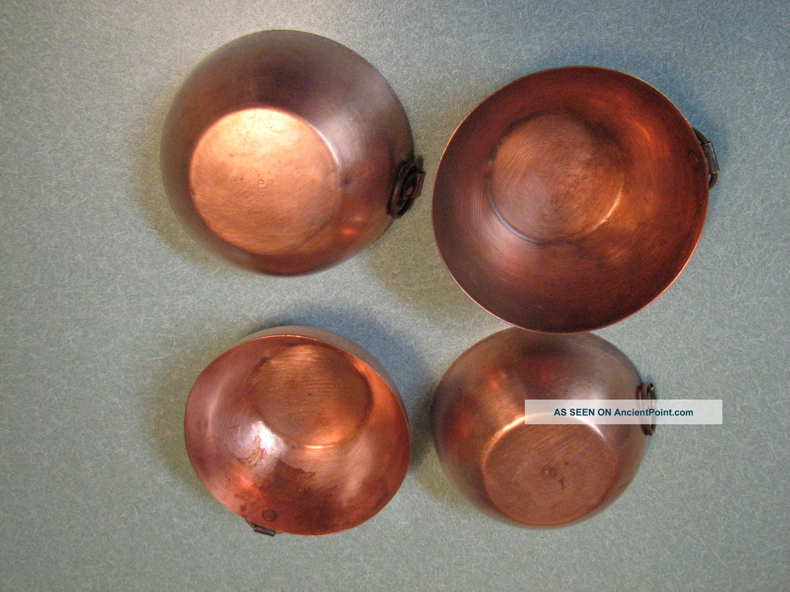 Austrian Copper Molds (4),  100 Years Old Metalware photo