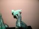 Antique - Late 1920 ' S Pair Of Peacocks Statues Figurines photo 2