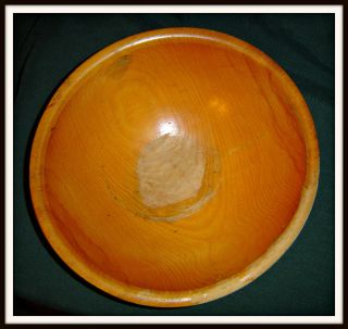Vintage Large Parrish Wooden Mixing Bowl 13 