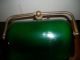 Antique Banker / Student Lamp,  Green Cased Glass Shade Lamps photo 4