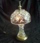 Vintage Art Deco 1940 ' S Lead Crystal Boudoir Vanity Desk Lamp Lamps photo 3