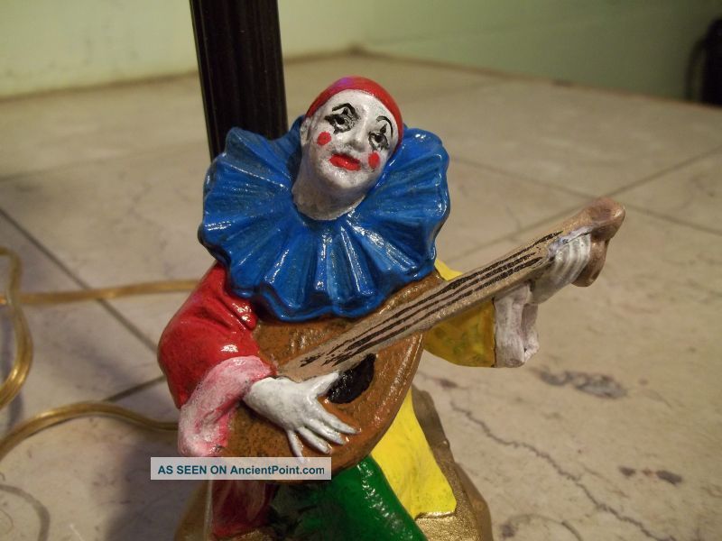 1930s Art Deco Apt Ny/frankart Dreaming Harlequin Arlequin Chaplin Rest ' D.  Lamp Lamps photo