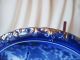 Antique J Kent Semi Porcelain Flow Blue Decorative Plate Arabian Beach Scene Plates & Chargers photo 11
