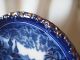 Antique J Kent Semi Porcelain Flow Blue Decorative Plate Arabian Beach Scene Plates & Chargers photo 2