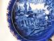 Antique J Kent Semi Porcelain Flow Blue Decorative Plate Arabian Beach Scene Plates & Chargers photo 5