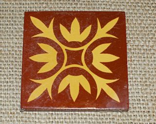 Vintage Encaustic Floor Tiles (5 Available) photo