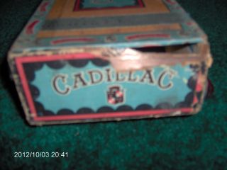 Vintage Cadillac Jumbos Cigar Box photo