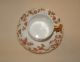 Antique Haviland Limoges Tea Cup & Saucer Set,  Autumn Floral Design,  Gold Trim Cups & Saucers photo 4