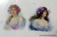 Antique Owen Minerva Pottery Two Portrait Plate - - 8 34 