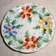 60yr Orion Hand Painted Occupied Japan Colorful Flower Scalloped Cup & Saucer Cups & Saucers photo 1