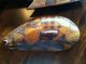 Awesome Large Vintage Wooden Carved Fish Box Boxes photo 4