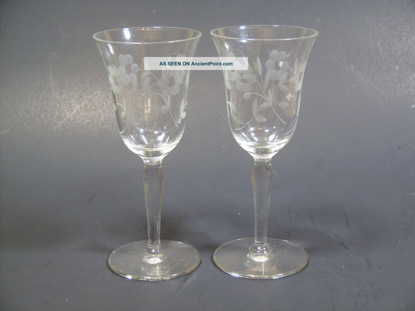 Old Crystal Stemware 84